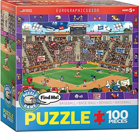 Baseball Spot And Find 100 Piece Puzzle Toys And Games