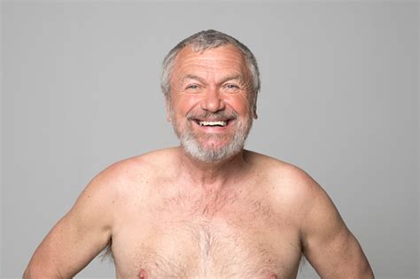 Portrait Of Laughing Senior Man Stock Photo Download Image Now