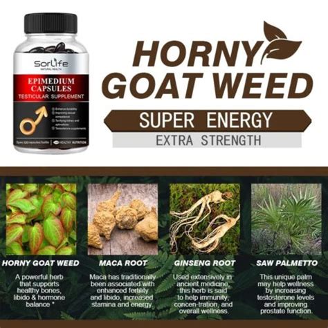 Horny Goat Weed Complex With Tribulus And Maca Improved Sex Health 10x