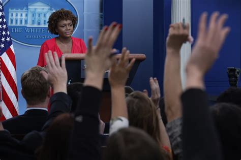 Inside Karine Jean Pierre S Historic First Day As White House Press Secretary Representation