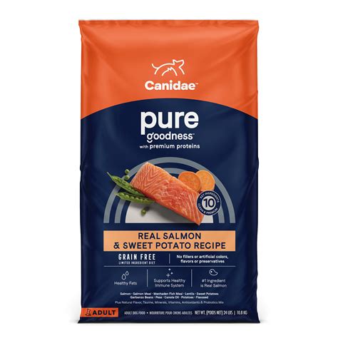 Canidae Pure Real Salmon And Sweet Potato Recipe Adult Dry Dog Food 24
