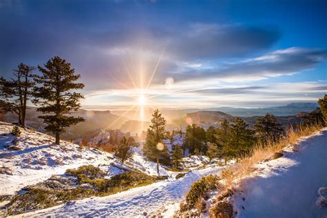 Sunlight Winter Landscape Snow Wallpapers Hd Desktop And Mobile