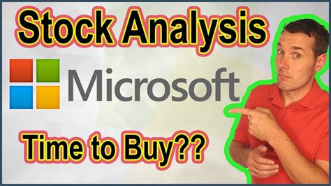 Microsoft Stock Analysis Is Msft Stock A Good Buy Today Youtube