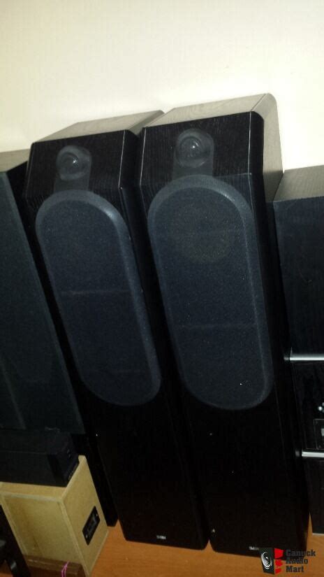 Bandw Cdm7se Floor Standing Speakers Black Color Made In England For