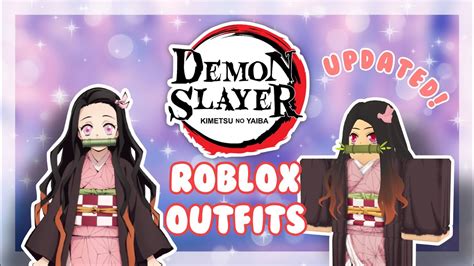Updated Demon Slayer Roblox Outfit Ideas Anime Youtube