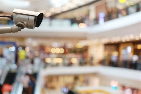 Cctv Tool In Shopping Mall Equipment For Security Systems Stock Image Image Of Observe