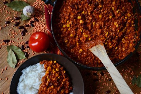 Hot Stuff feuriges Chili sin Carne mit Linsen Tofu
