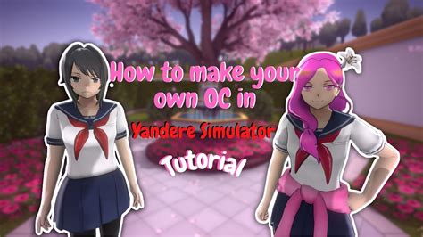 How To Make Your Own Oc In Yandere Simulator ♡ Read Pinned Comment