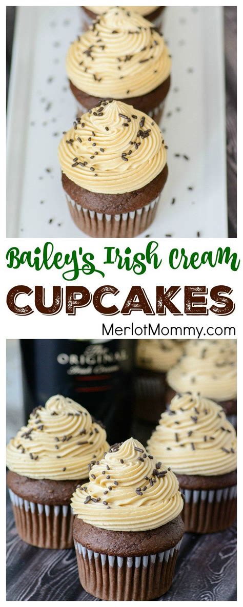 Bailey S Irish Cream Cupcakes Irish Desserts Just Desserts Cake