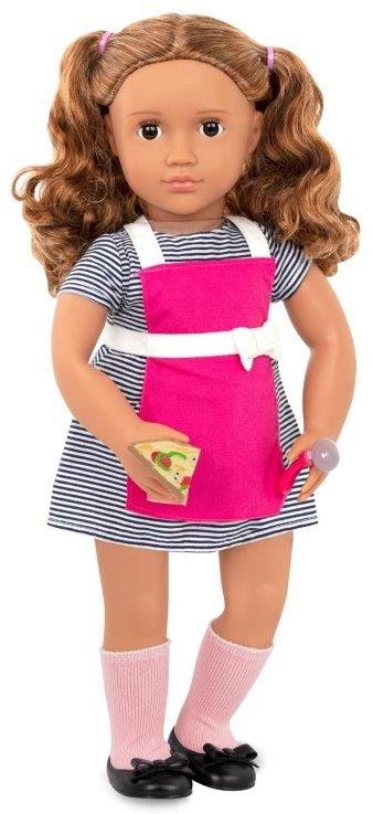 Our Generation Isa 46cm Posable Cooking Doll And Book Downtown