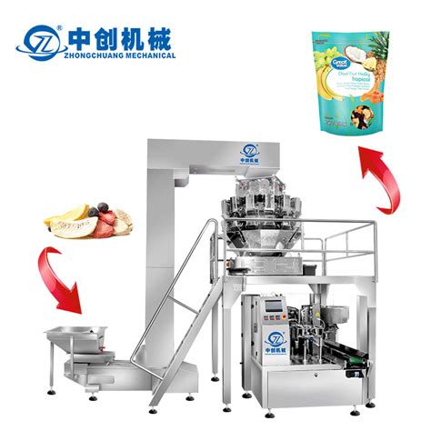 Custom Automatic Rotary Doypack Premade Stand Up Pouch Plastic Bag Filling Machine Packaging