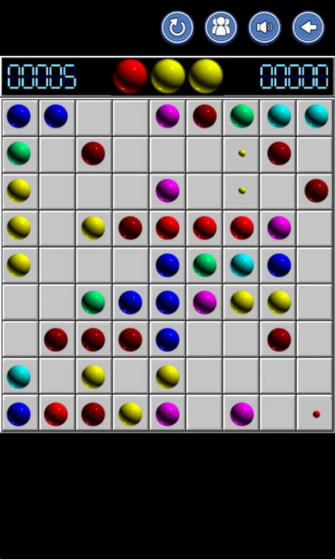 Build rows of 5 or more balls of one color to score. Lines 98 - Color Lines for Android - Free download and ...