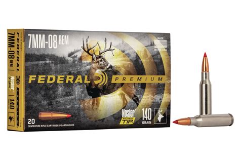 Federal 7mm 08 Rem 140 Gr Nosler Ballistic Tip 20box For Sale Online