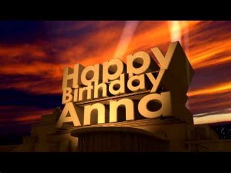 Check spelling or type a new query. Happy Birthday Anna - YouTube