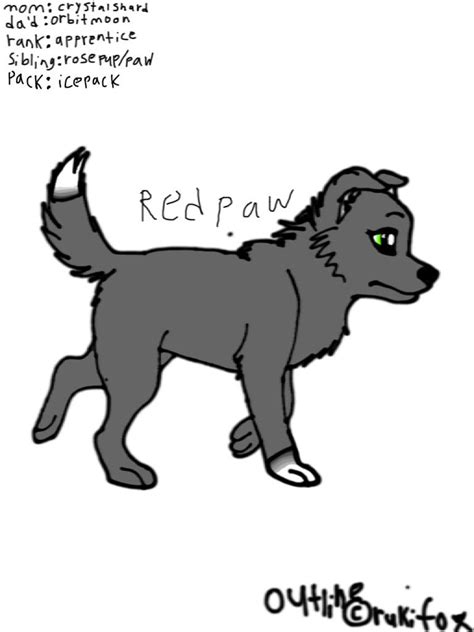 Redpaw Wolf Oc By Redpaw4lifeib On Deviantart