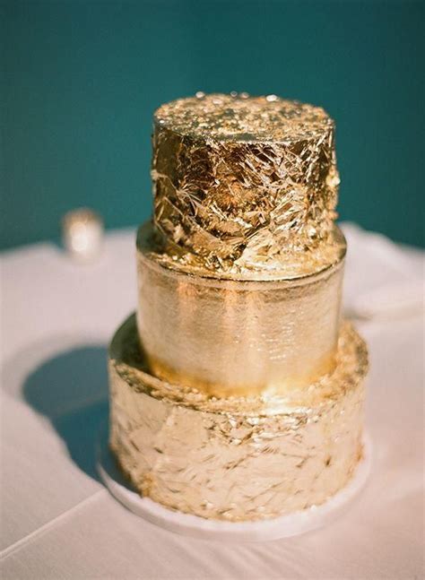 Golden Wedding Ideas For Glamorous Receptions Modwedding Metallic