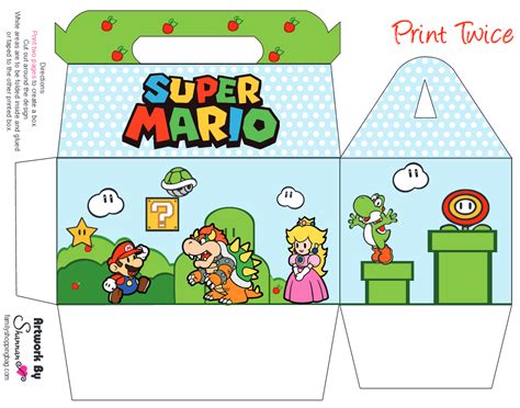 Resultado De Imagen Para Popcorn Box Super Mario Mario Bros Party