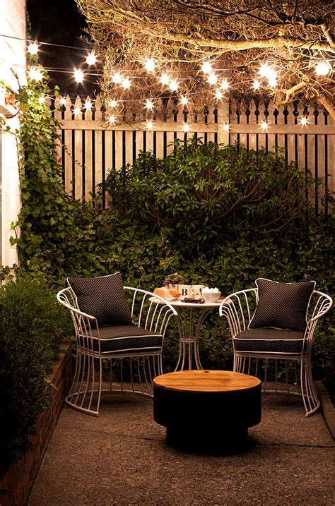 Keep the design of your deck in scale with your house. String Lighting In Outdoor Decor | outdoortheme.com
