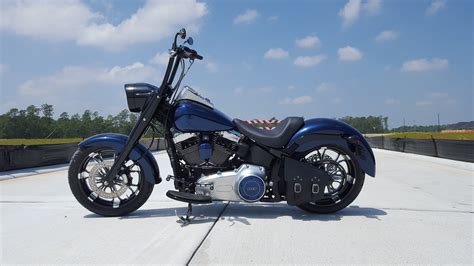 2015 Harley-Davidson® FLSTFB Softail® Fat Boy® Lo (Custom Midnight Blue