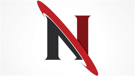 N Logo Design Illustrator Letter N Logo Design Illustrator Youtube