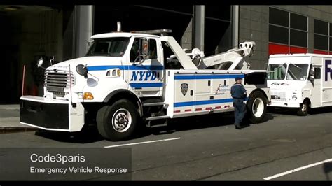 Nypd Police Tow Trucks Recovery Collection Youtube