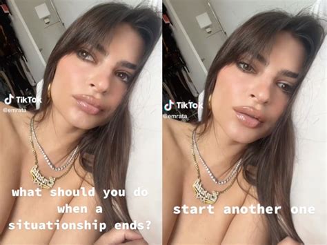 Emily Ratajkowski Teases The End Of A Situationship Just Days After