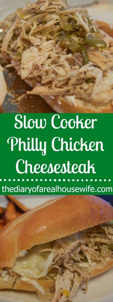 Slow Cooker Philly Chicken Cheesesteak I Love This Recipe We Ended Up