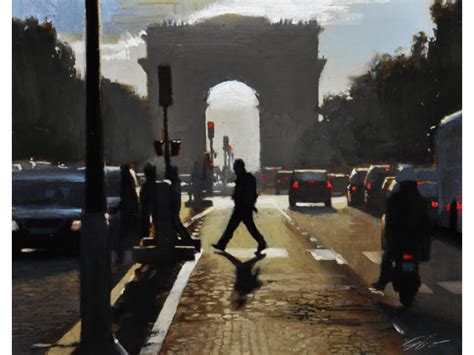Cityscape Paintings by Artist Jonathan J. Ahn | Cityscape painting, Urban landscape, Cityscape