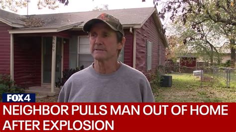 Neighbor Pulls Injured Man Out Of Home After Explosion Youtube