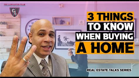 3 Things To Know Before Buying A Home Real Estate Talks Ep 71 Youtube