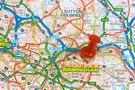 Street Map Of Birmingham Stock Photo By ©chris2766 59980165