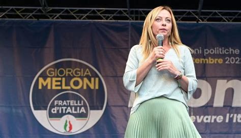 Giorgia Meloni Far Right Leader On Course To Run Italy Onc One News Central