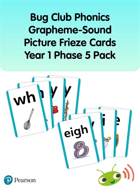 Bug Club Phonics Grapheme Sound Picture Frieze Cards Year 1 Phase 5 Pack