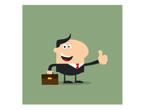 Happy Manager Giving Thumb Up By Hit Toon On Dribbble