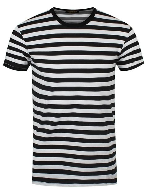 Run And Fly Black And White Striped T Shirt White Stripes Shirt