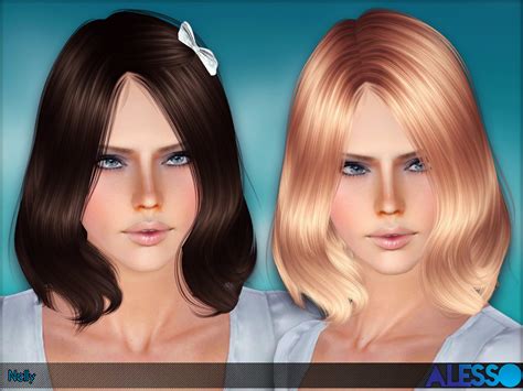 The Sims Resource Anto Nelly Hair