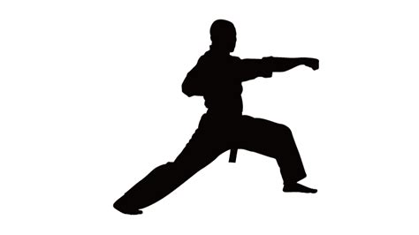 Martial Arts Karate Silhouette Clip Art Taekwondo