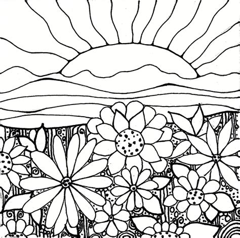 Just chose your destination take your pencils and travel with us for free. Landscape Coloring Pages | Free download on ClipArtMag