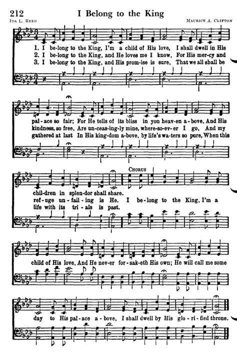 Favorite Hymns Of Praise 212 I Belong To The King Im A Child Of His