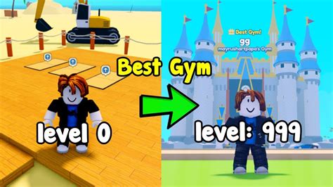 Unlocked Max Level Gym In Gym Tycoon Roblox Noob To Master Youtube