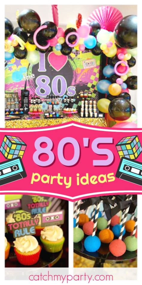 I Heart The 80s Birthday 40th Birthday Catch My Party 80s