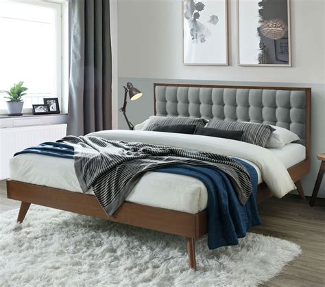 Mid Century Modern Bed Frame King Ukkesil