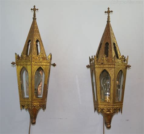 Antiques Atlas Pair Victorian Gothic Revival Porch Lamps
