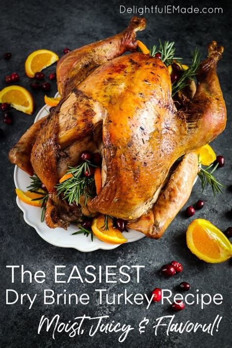 How To Dry Brine A Turkey The Easy Way Dry Brine Turkey Recipe