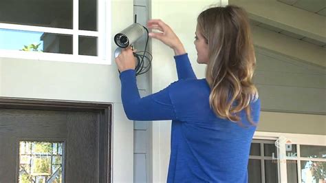 How To Install An Outdoor Wireless Camera Link Home Security Youtube