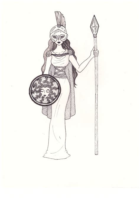 Athena Goddess Of War By Lovelyhetalia On Deviantart