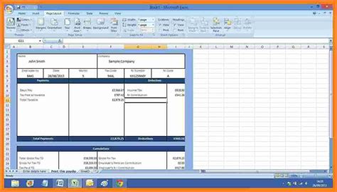 It also provides an additional way for both the employer and employee to keep a record of their finances. Excel Pay Slip Template Singapore / 6 Payslip Template ...