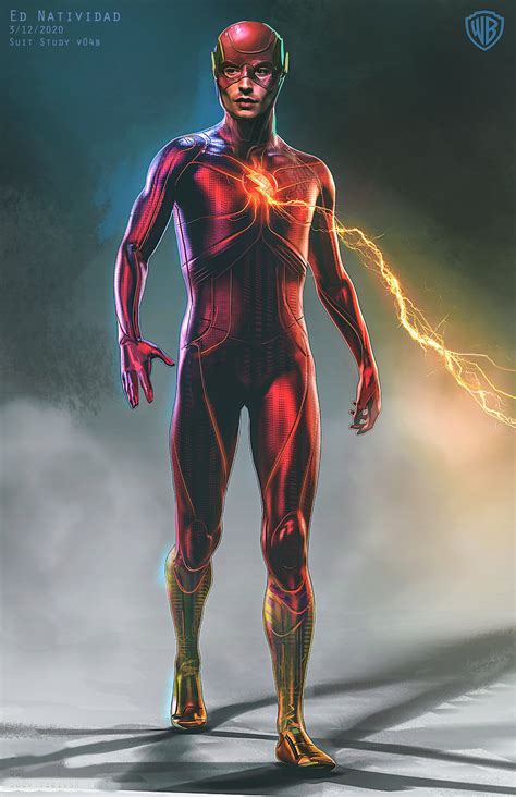 New The Flash Movie Concept Art Features Alternate Flash Suit Batcycle And More — Geektyrant