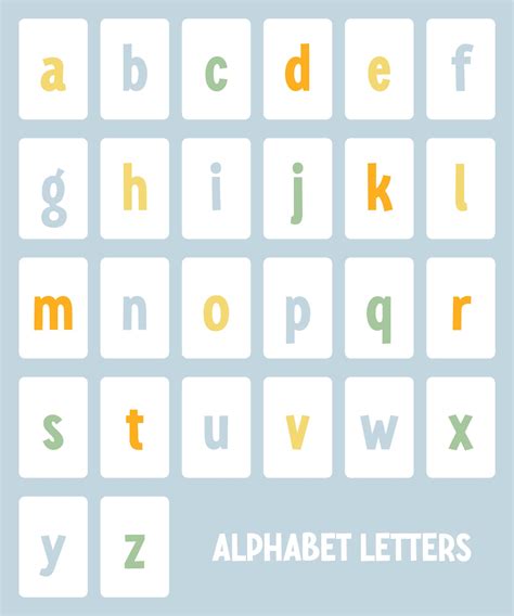 Small Printable Pdf Alphabet Letters Alphabet Letter