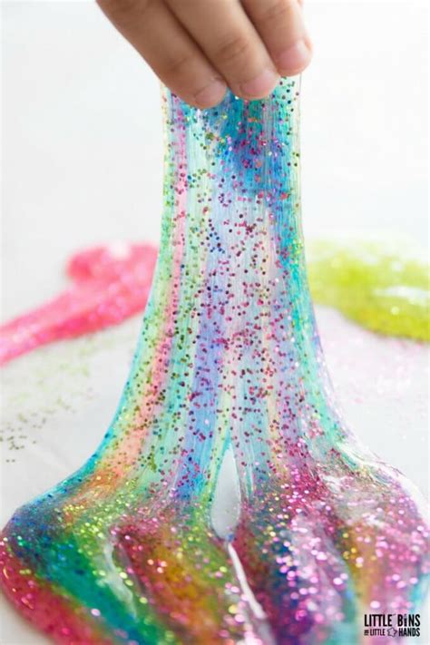 There's a moment when you wonder if it's really going to come together, if it's actually going. How To Make Saline Solution Slime | Little Bins for Little ...